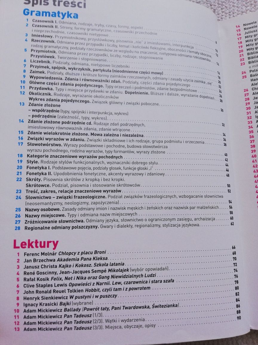Repetytorium egzamin ósmoklasisty język polski