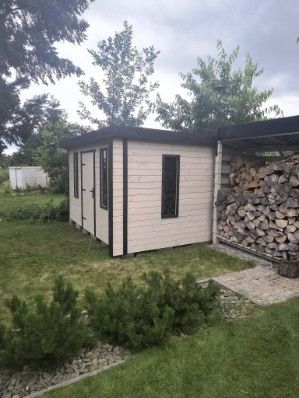 Nowoczesny domek ogrodowy narzdziowy 4x3;Szperek