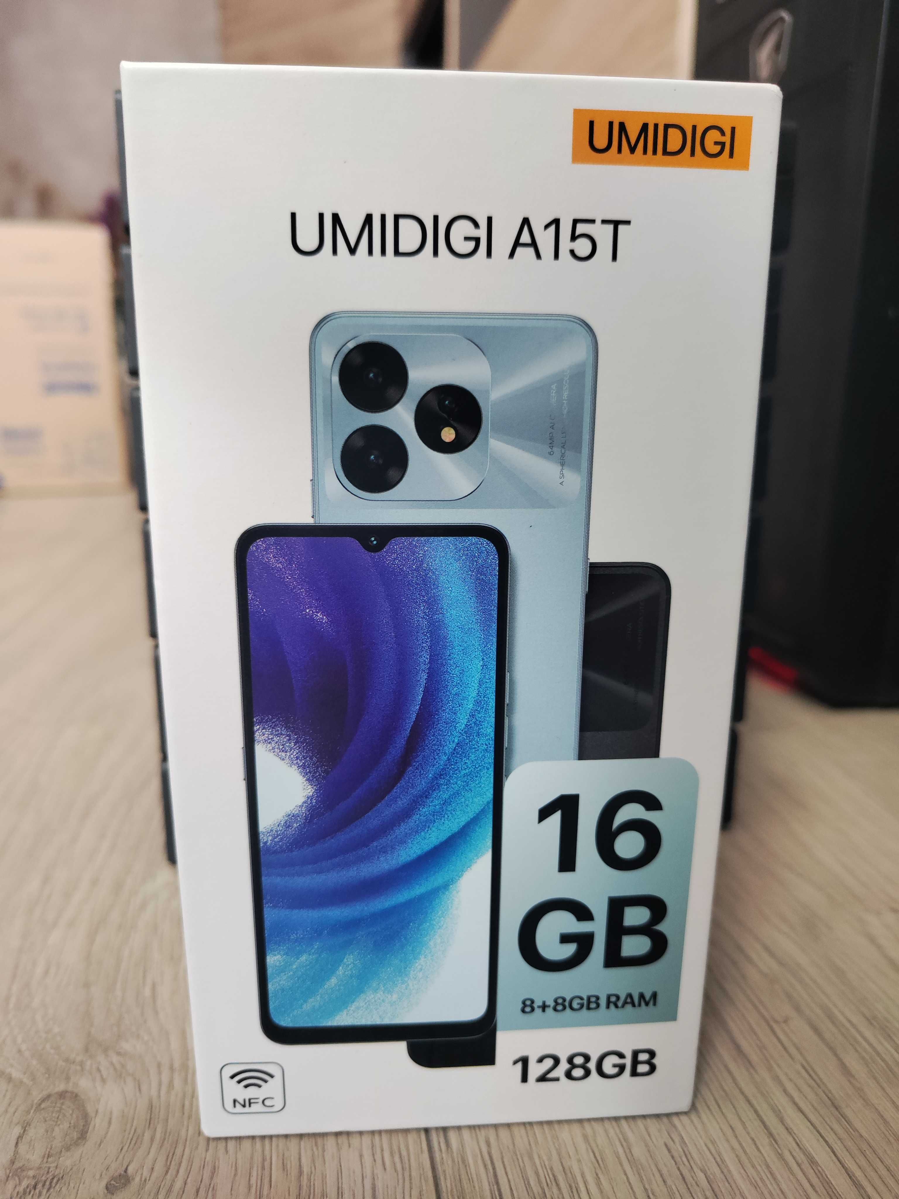 Смартфон UMIDIGI A15T 8/128 6.7" NFC Android 13 MTK Helio G95 нові