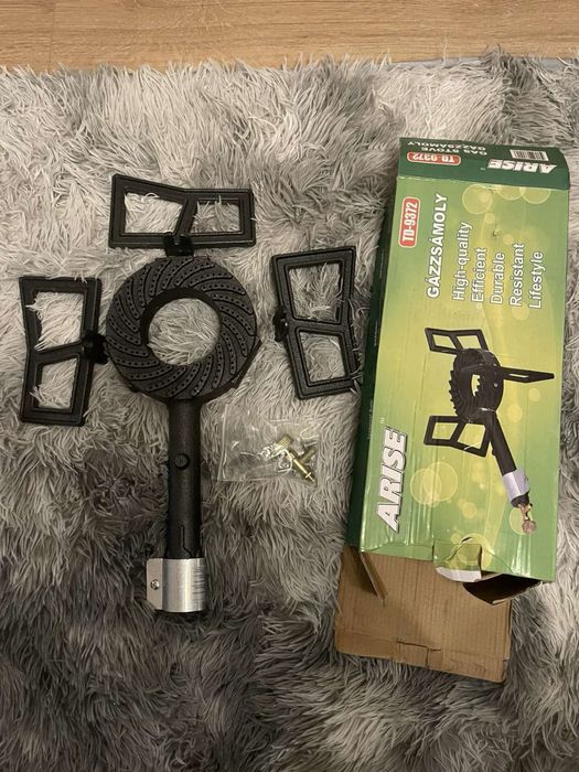 Газова чавунна горелка таганок 5,5кВт конфорка для кемпінгу ресторана