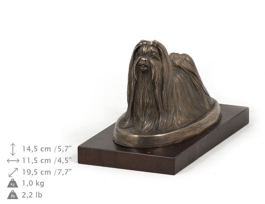 Shih Tzu figurka na drewnie Art-Dog