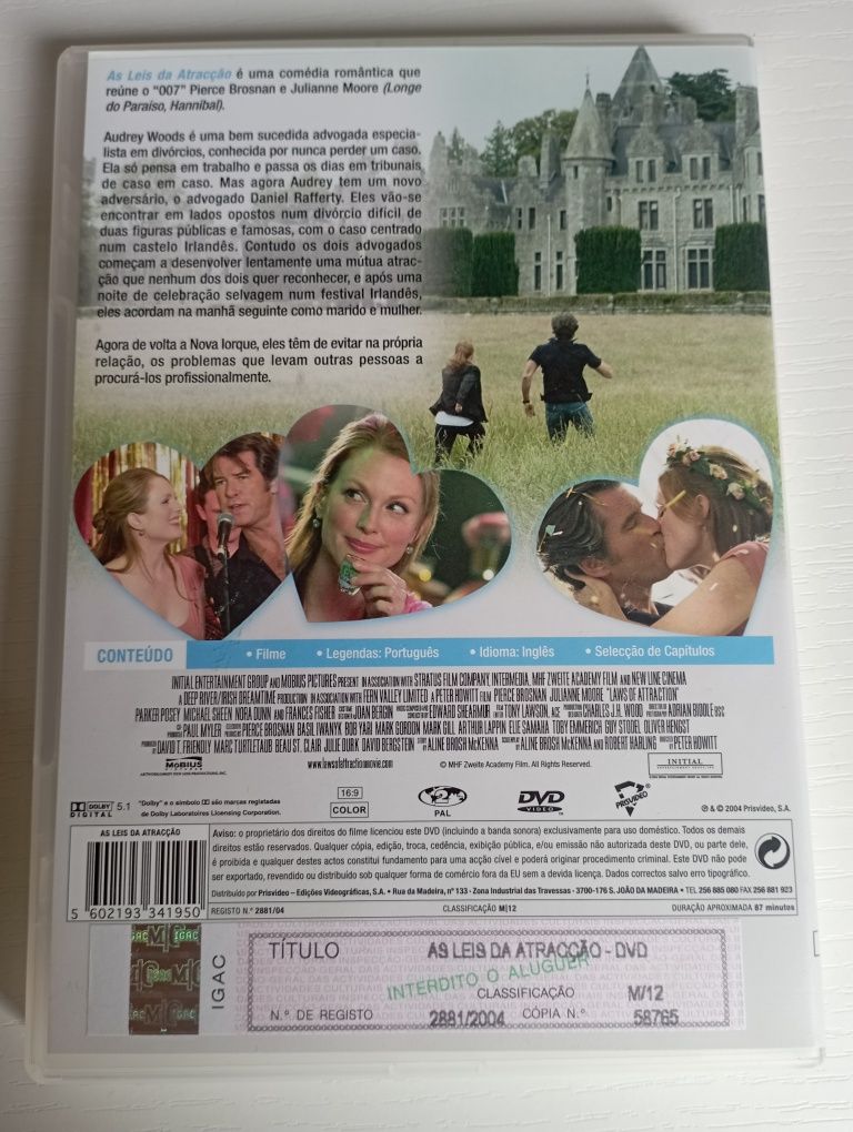 Filme As Leis da Atração DVD