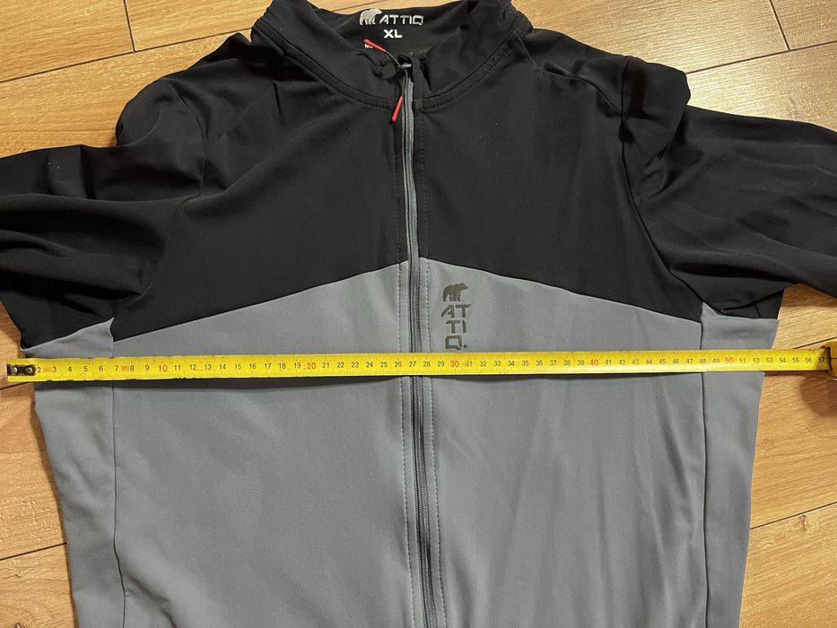 ATTIQ Meska bluza kolarska tecno light black