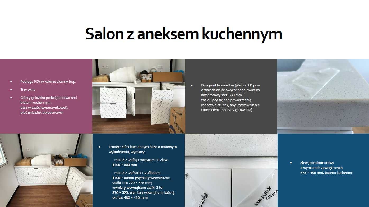 Domek kontenerowy 35 m2
