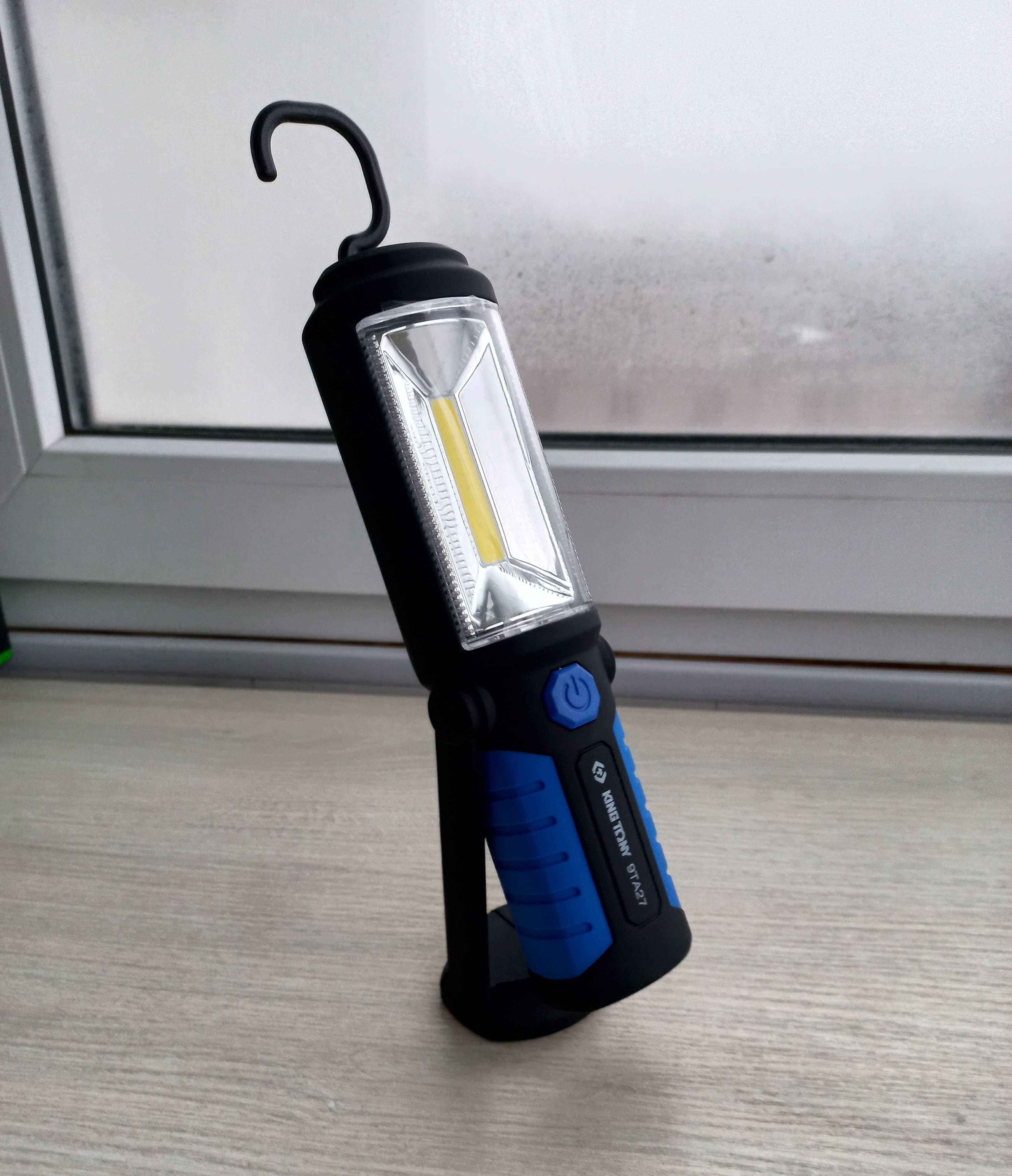 Ліхтар акумуляторний фонарик на магніті King Tony 3W COB