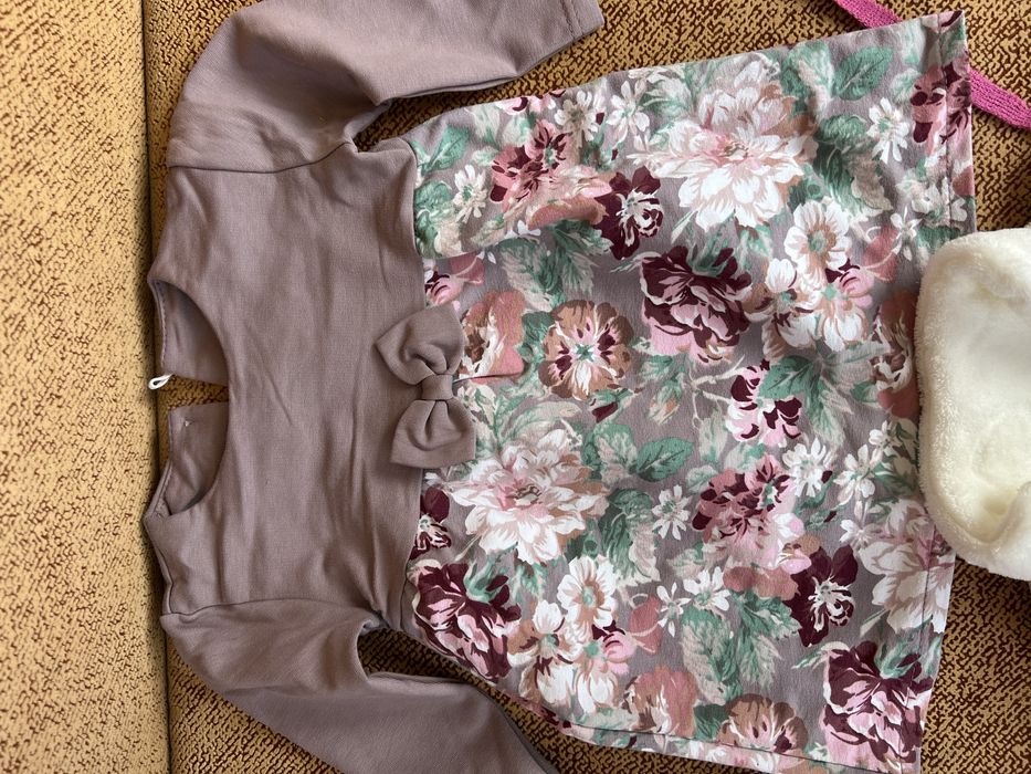 Пакет 9 речей на дівчинку 68/80 crocs c6 осінь демісезон