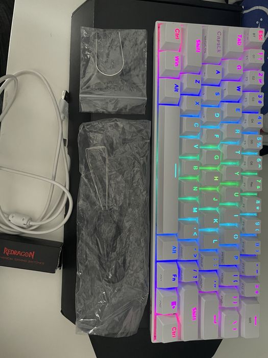 Klawiatura biała redragon k530 Brown switch