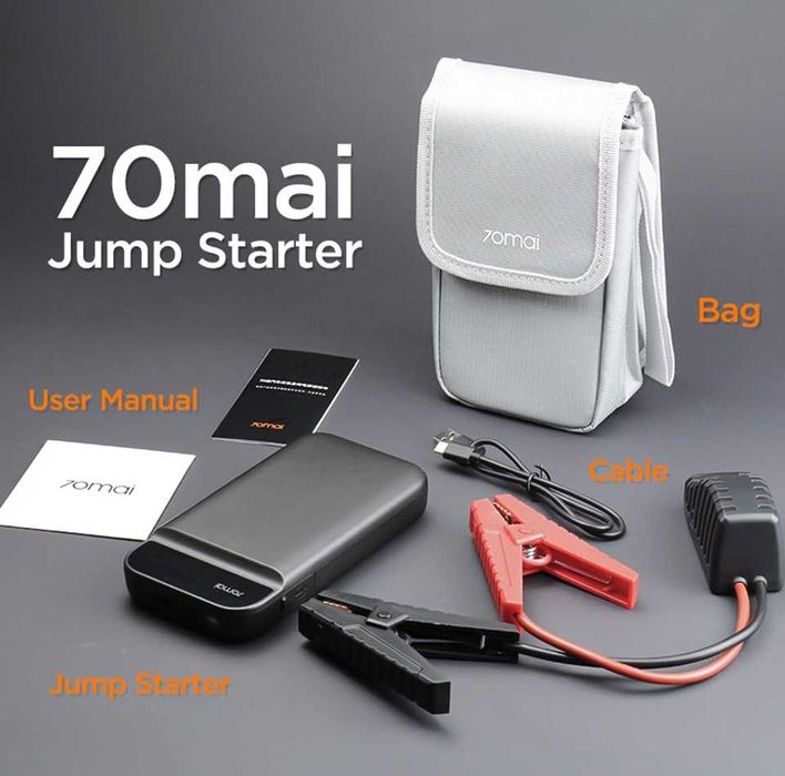 Booster Xiaomi 70mai 11100mah carregador emergência baterias 12V NOVO