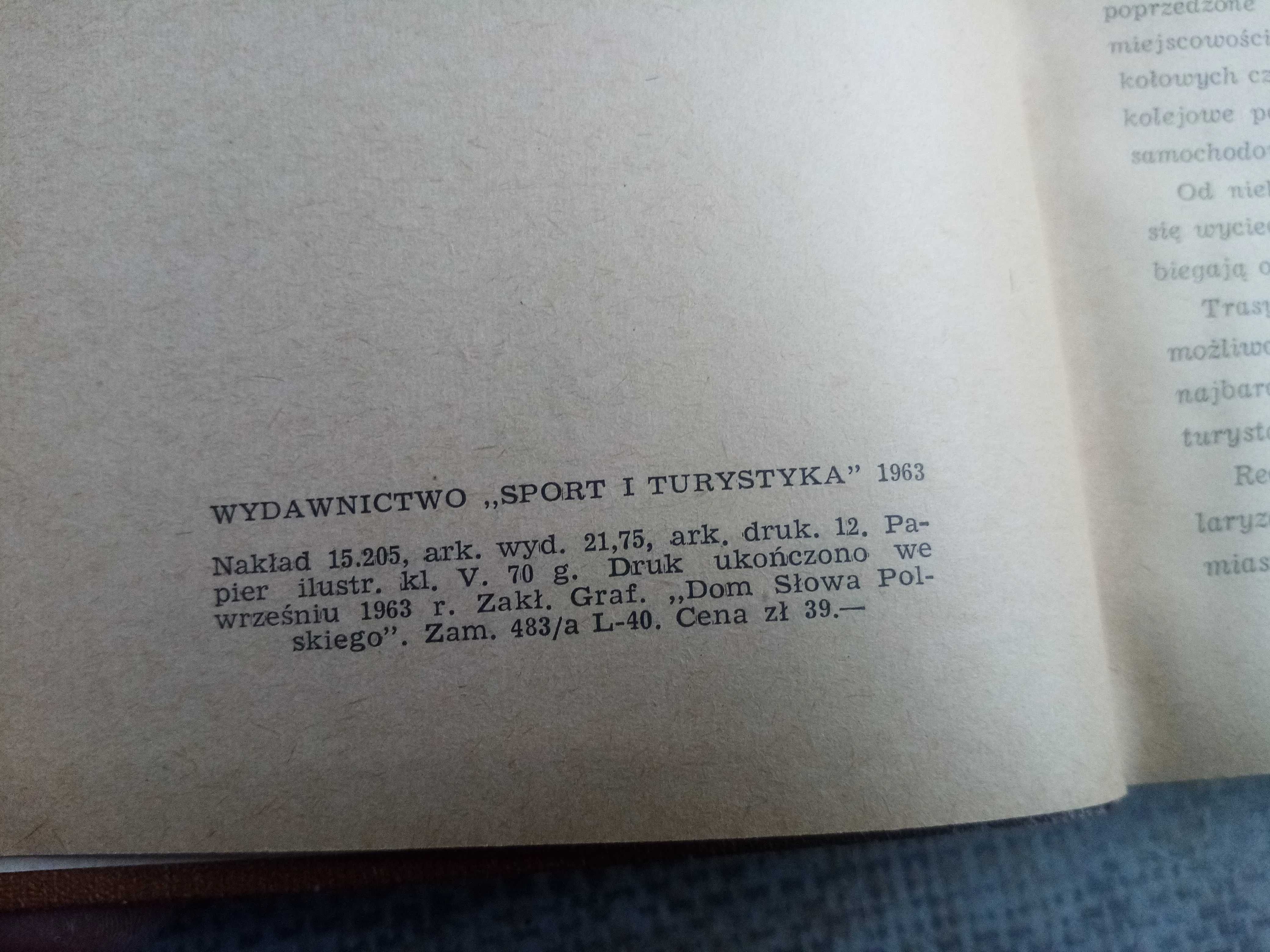 województwo gdańskie, stary przewodnik zabytek, 1963, PRL