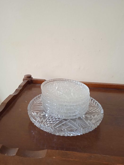 Kryształowy komplet do ciasta