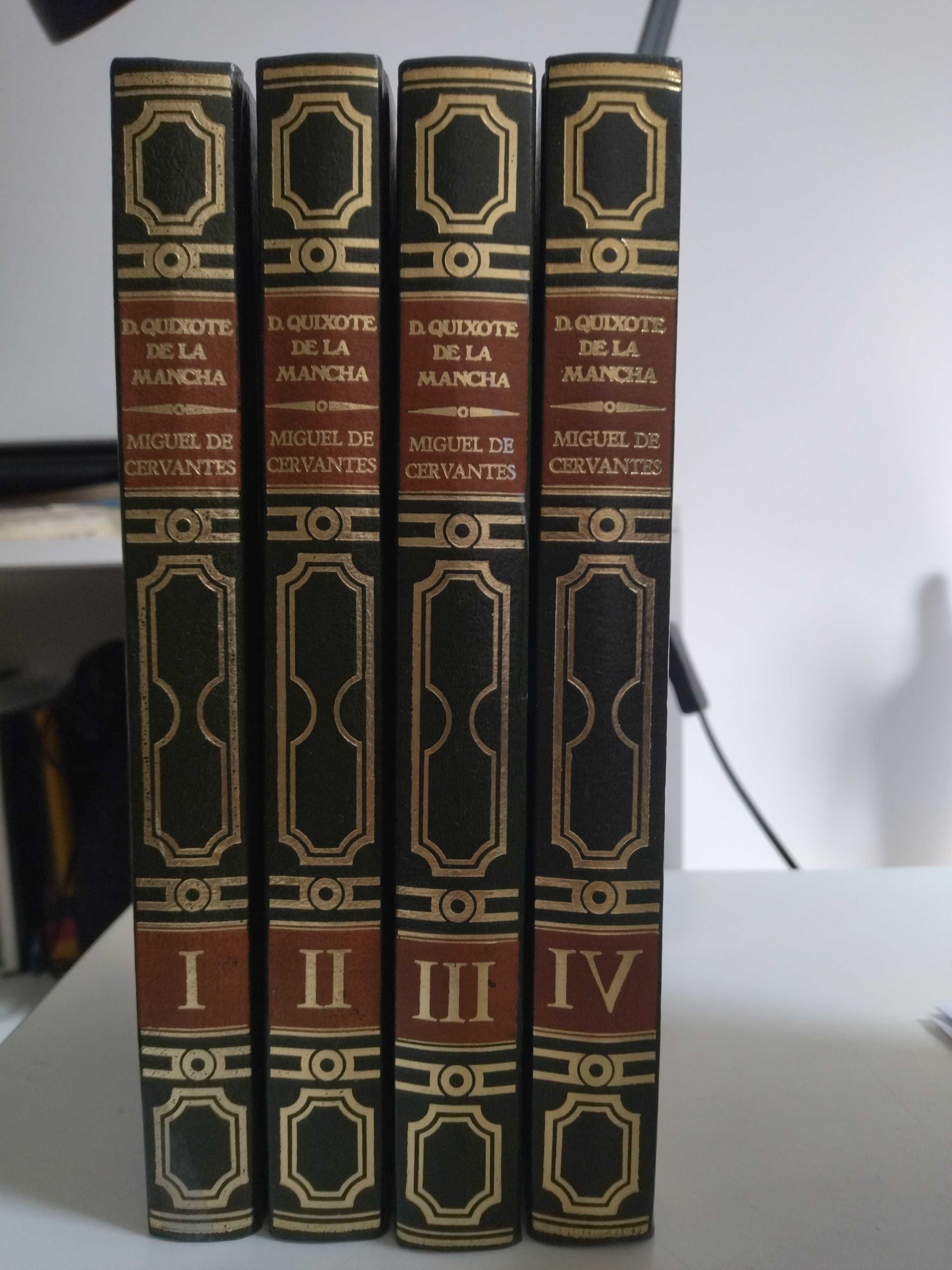 #LIVRO D. Quixote De La Mancha - 4 volumes Coleção Completa