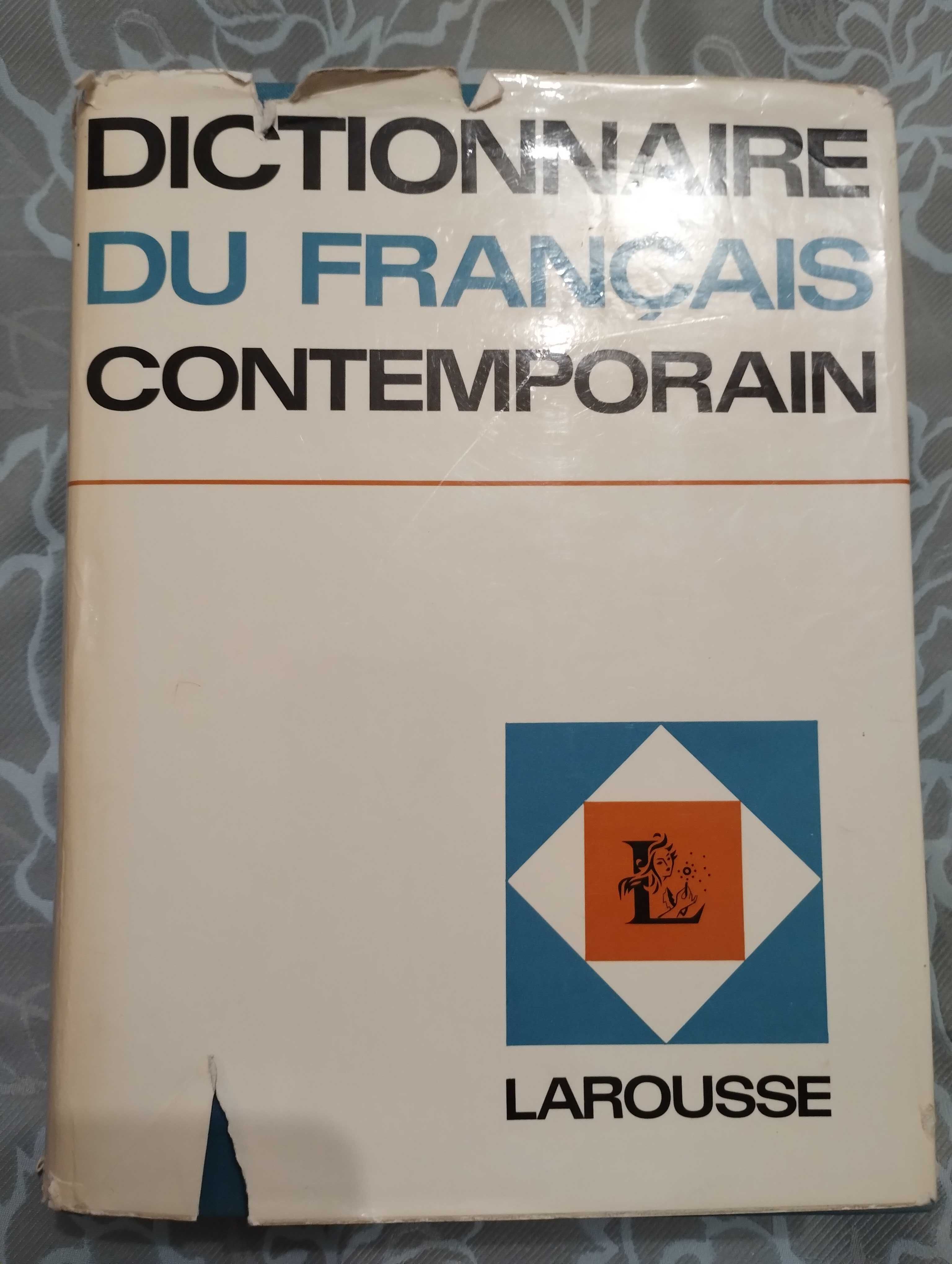 Раритетный" Dictionnaire du Francais Contemporain" Larousse 1966 Paris