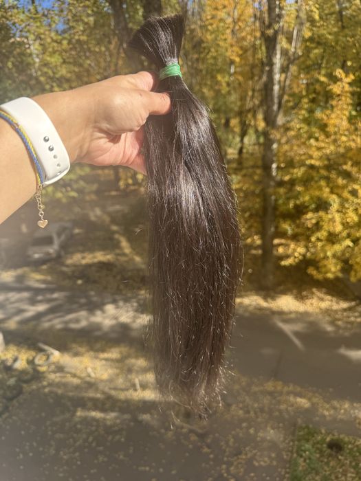 Натуральные волосы, 47см, 93 грамма