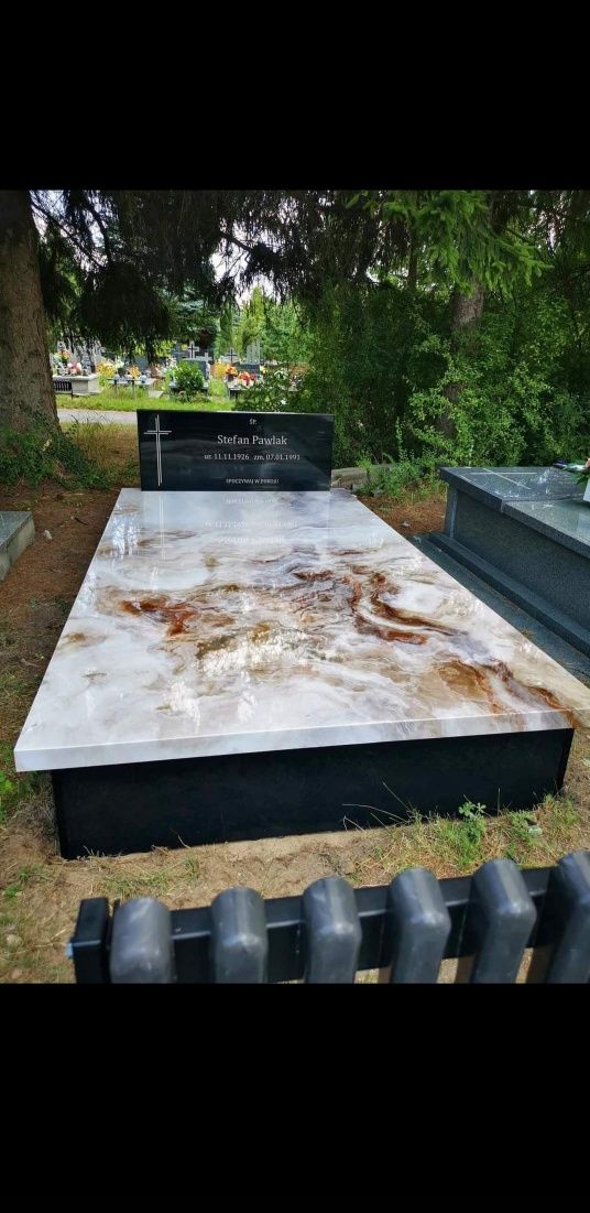 Nagrobek Kompozyt podwójny 3600 zł z montażem Cały Kraj- Promocja.