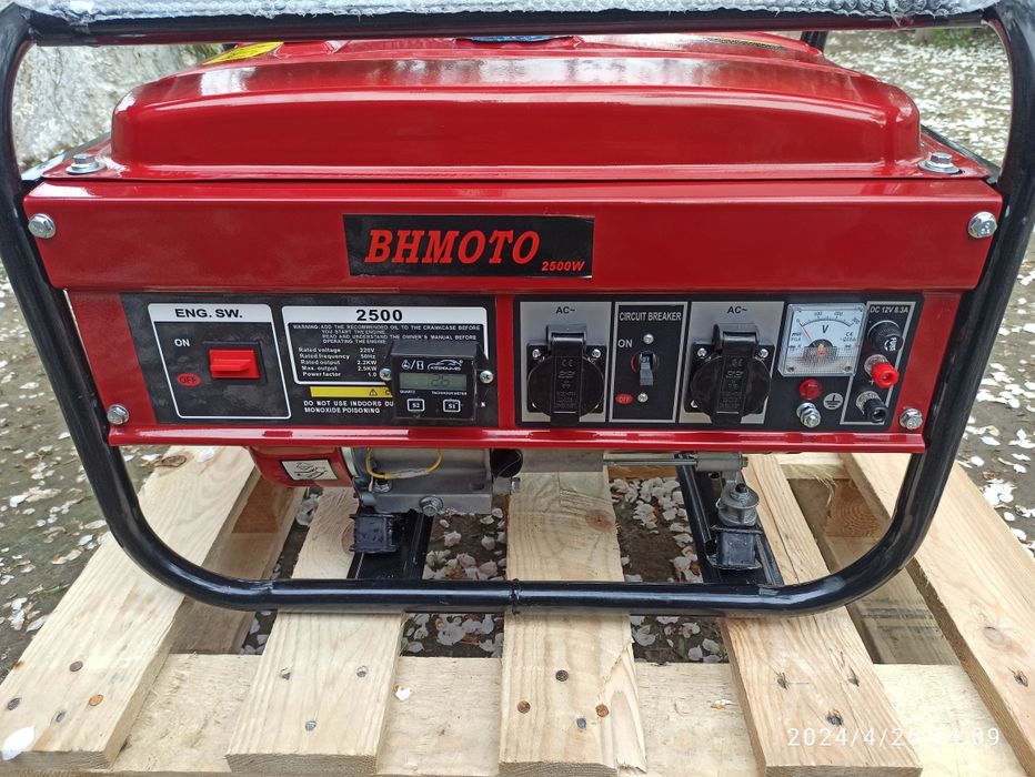 Генератор бензиновий 4х тактний , 2.5 кВт після обкатки