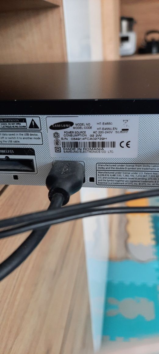 Kino Domowe Samsung ht e 4550en blu ray 3d
