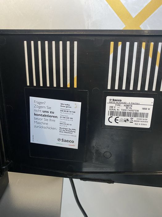 Кавомашина Saeco Incanto HD8916, з молочником, зроблене повне ТО