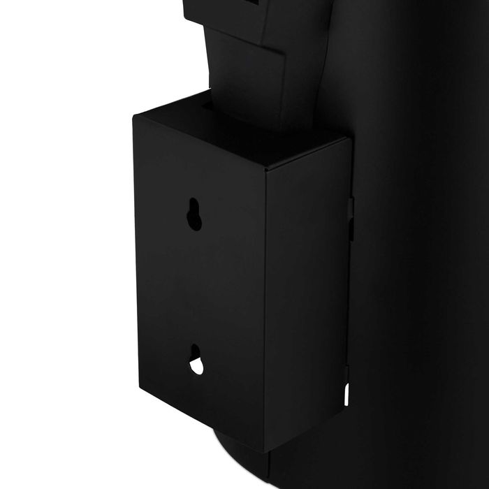 Kosz łazienkowy wiszący 3 litry czarny Relaxdays