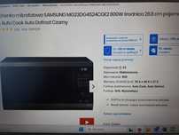 Kuchenka mikrofalowa SAMSUNG nowa.