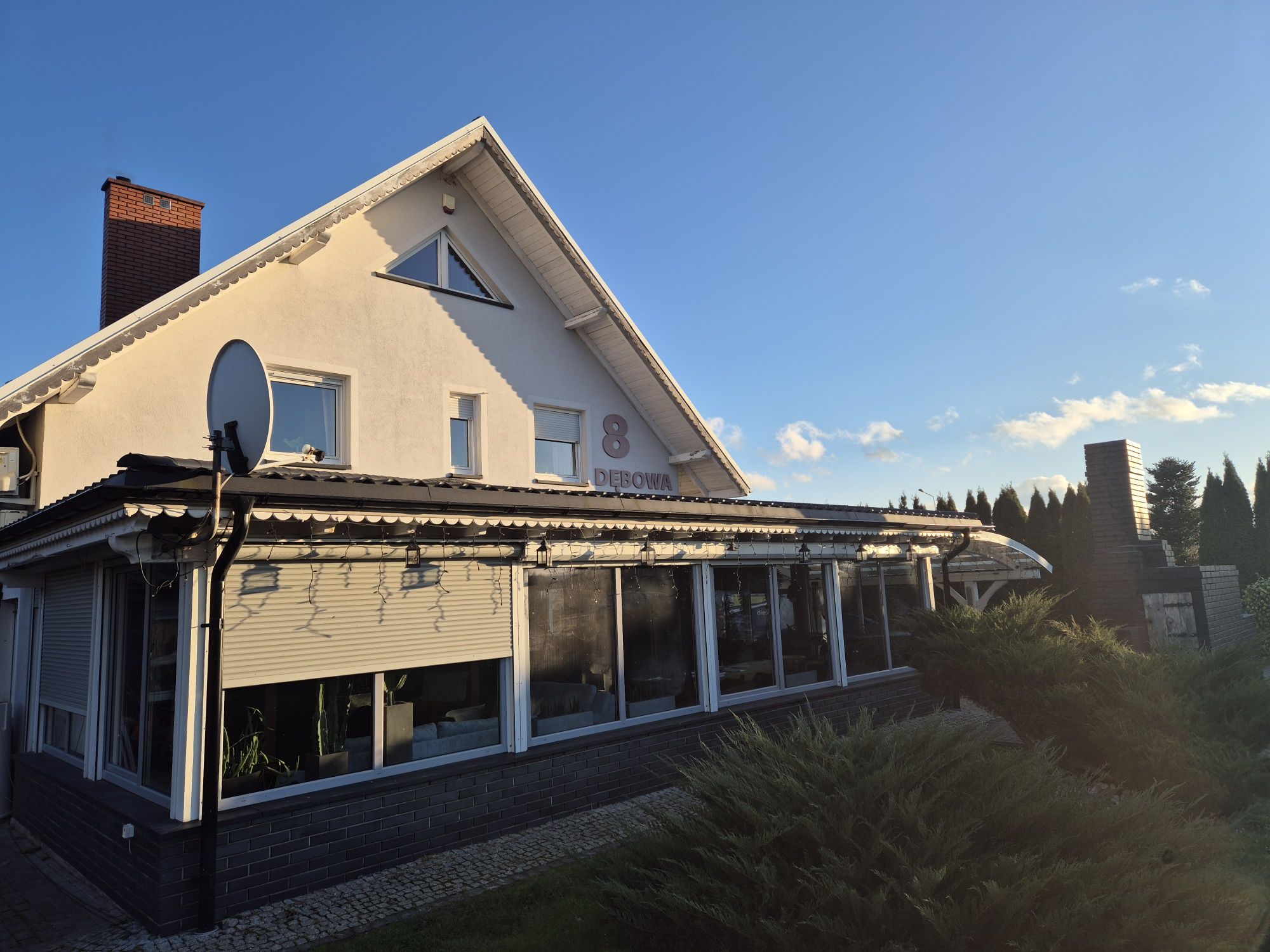 Ogród zimowy oranżeria patio DREWNO rolety 10x5 m kpl do przeniesienia