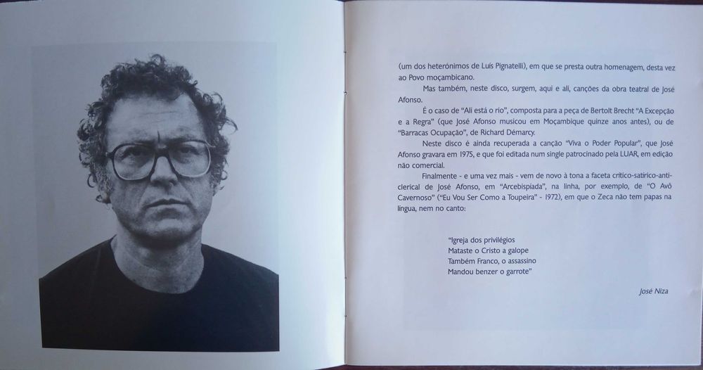 José Afonso	- - - - -		Enquanto Há Força	- - - - -	CD