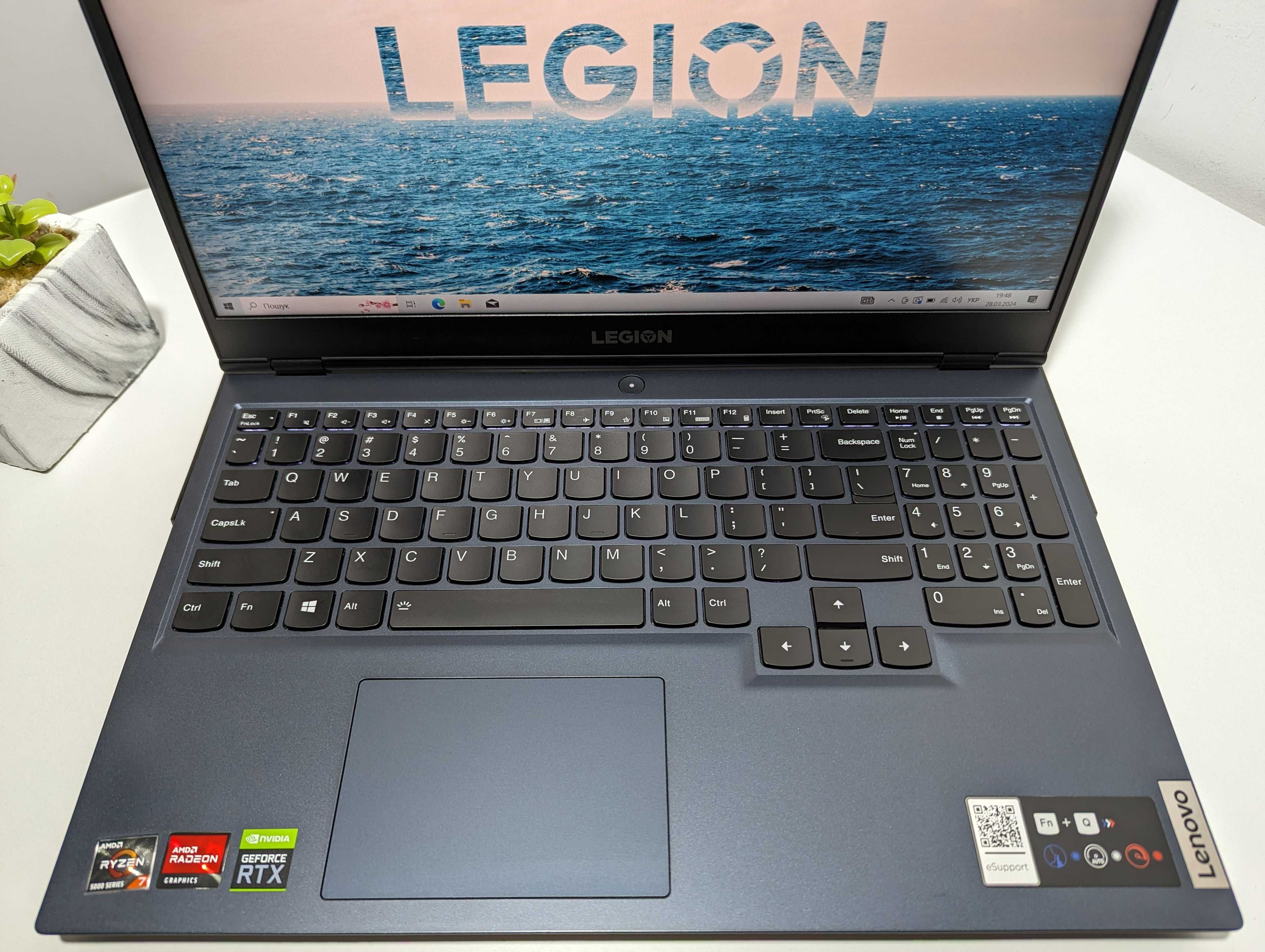 ІДЕАЛЬНИЙ! ІГРОВИЙ НОУТБУК! Lenovo Legion rtx3050ti r7 5800h 165hz