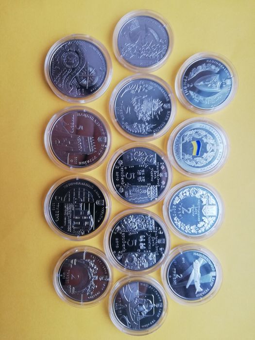продам монети НБУ(по списку цен) 2009 - 2021 роки в капсулах