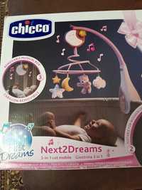 Chicoo мобиль для кроватки музыкальная игрушка.