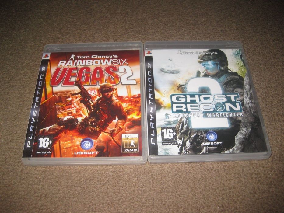 2 Jogos da saga "Tom Clancy`s" para PS3/Completos!