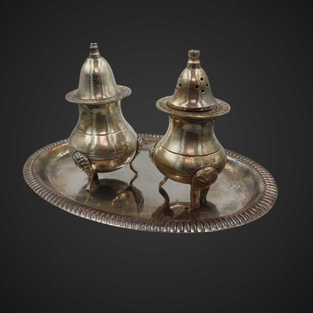 Pieprzniczka + solniczka platerowana  B51/042961