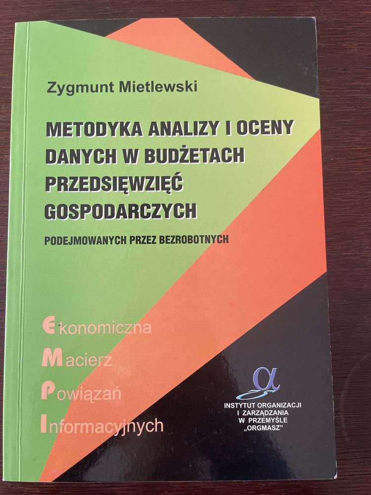 Metodyka analizy i oceny danych w budżetach (doktorat), Z. Mietlewski