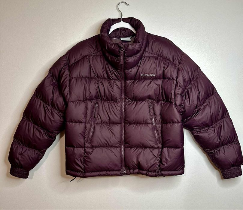 Columbia Pike Lake II Cropped M Bordo – Stylowa puchówka na zimę!