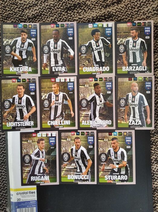 Футбольні картки PANINI Ювентус