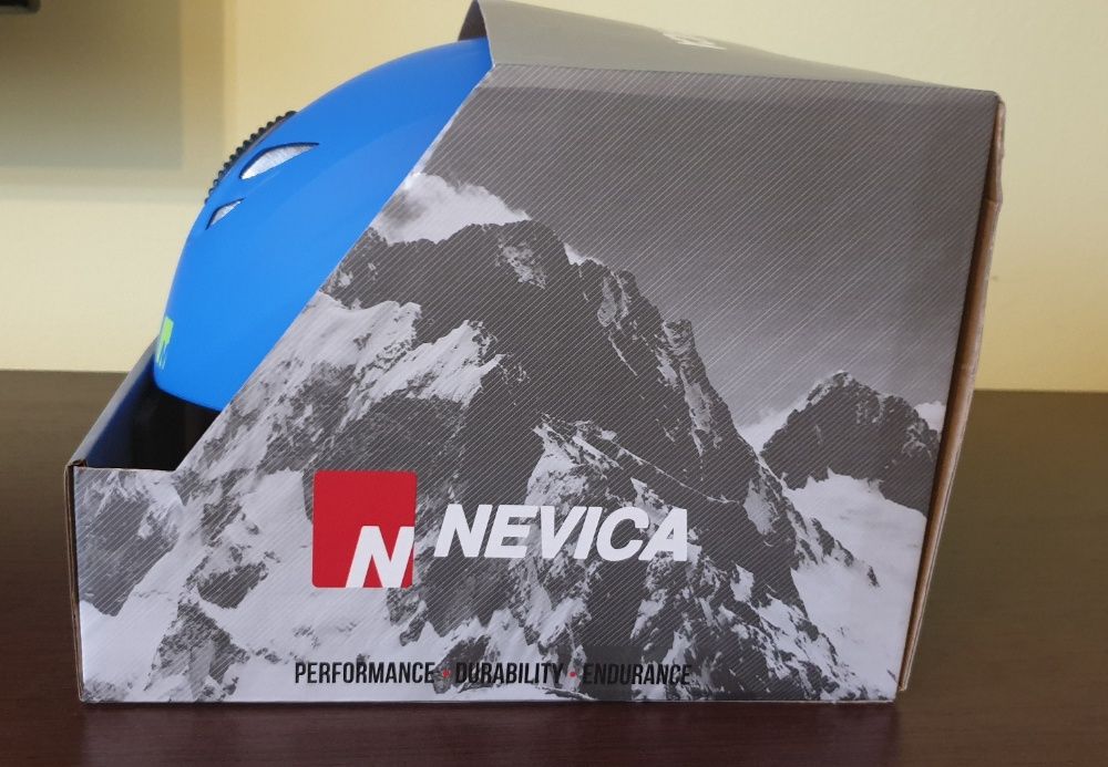 Новый горнолыжный шлем Nevica Meribel детский синий на ог 50-54см