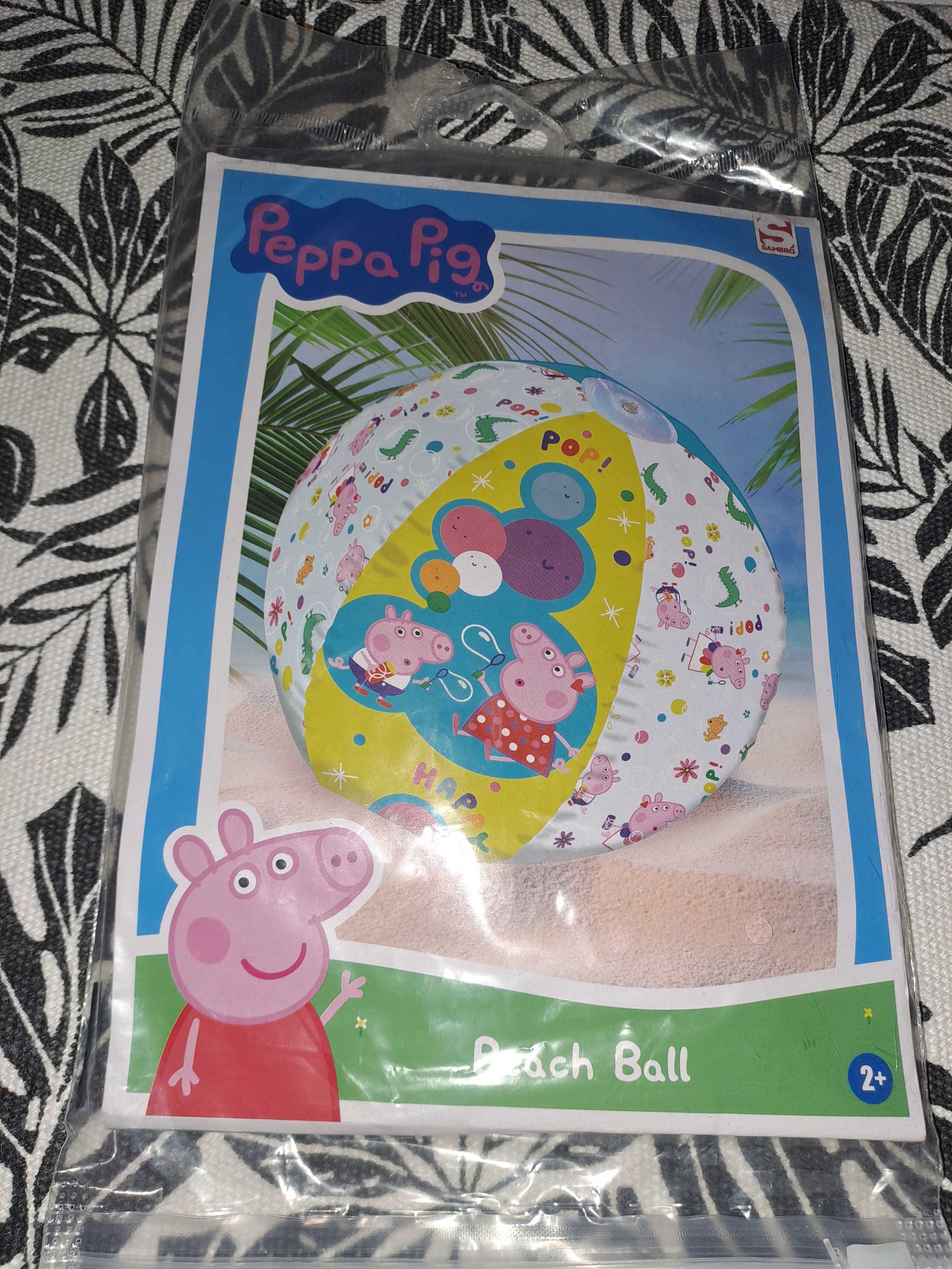 piłka plażowa dla dzieci świnka pepa