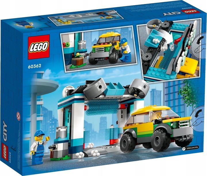 Lego City 60362 Myjnia Samochodowa - Klocki Dla Chłopca 6+