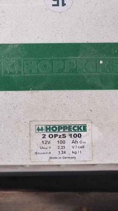 Akumulator akumulatory Hoppecke 12V 100 150 Ah 2 3 OPzS