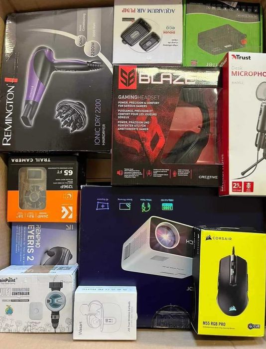 Palety Mix Elektronika Amazon Reture Nadwyżki Hurt Klasa A Markowe