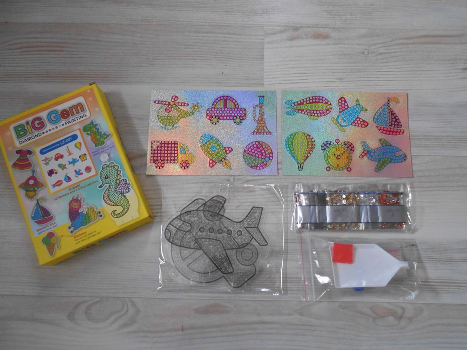 Алмазні мозаїки: транспорт, космос, літо.