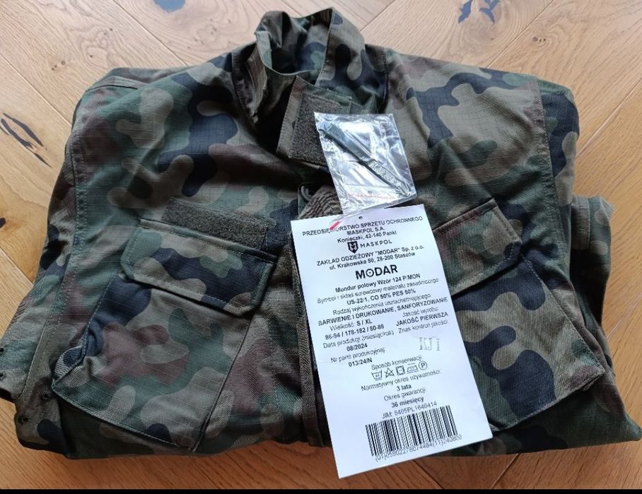 Mundur polowy wzór 124 P/MON komplet S/XL