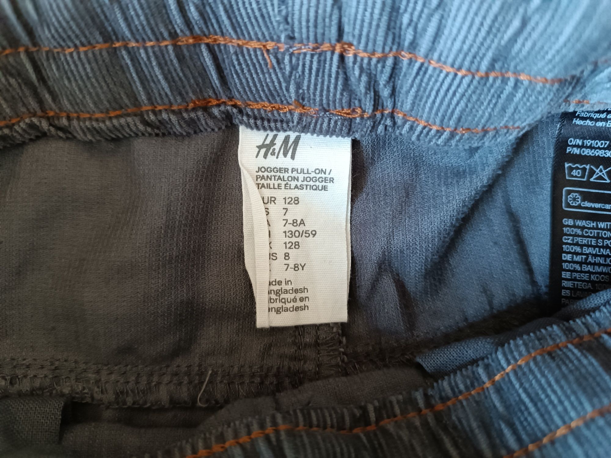 Штаны брюки вельветовые H&M