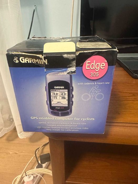 ВЕЛОКОМП Garmin Edge 305 з GPS приймачем - новий, box version