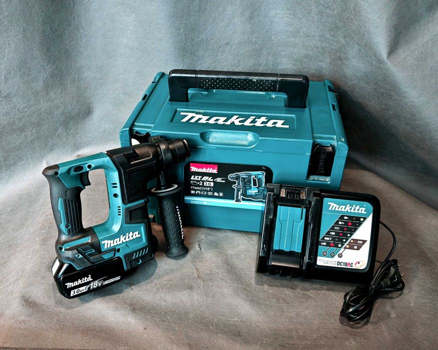 Młotowiartarka MAKITA DHR171RFJ 18 V SDS+ Akumulator 3Ah Kufer Igła !