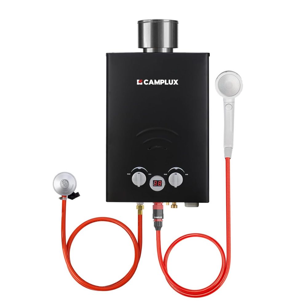 Camplux BW158BC Gazowy Podgrzewacz Wody, 6 Litrów, butan/propan 12kW