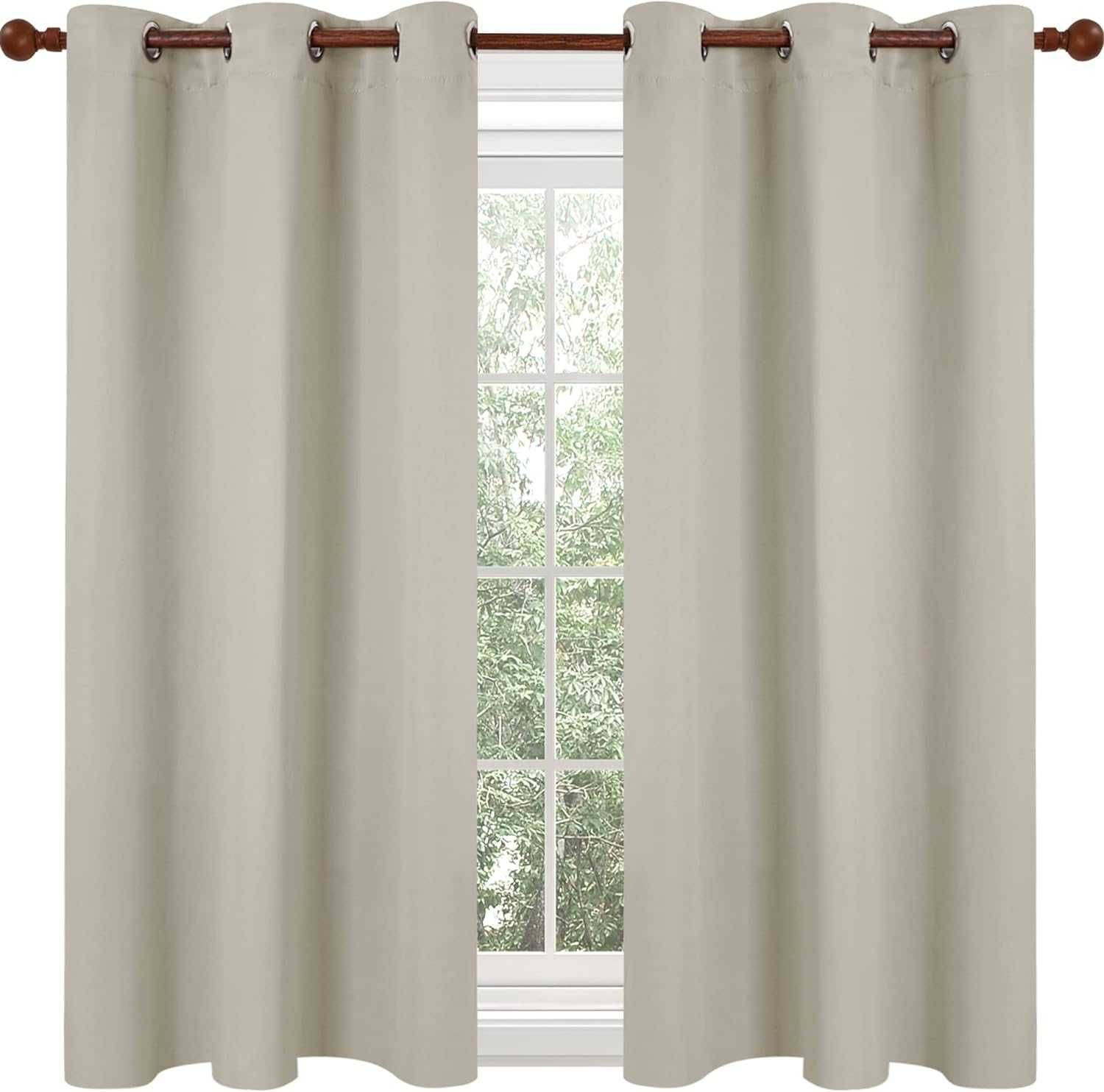 Nowa zasłona/zasłony/kotara/firanka/114x132CM/2 SZT/Deconovo !5132!