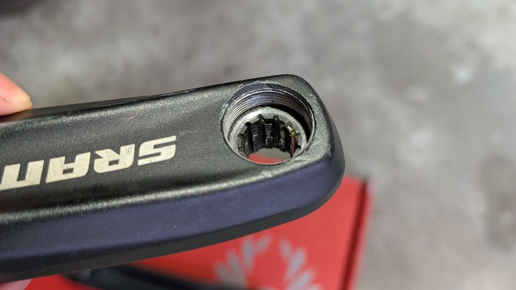 Шатуни sram SX 175мм, шліци gxp