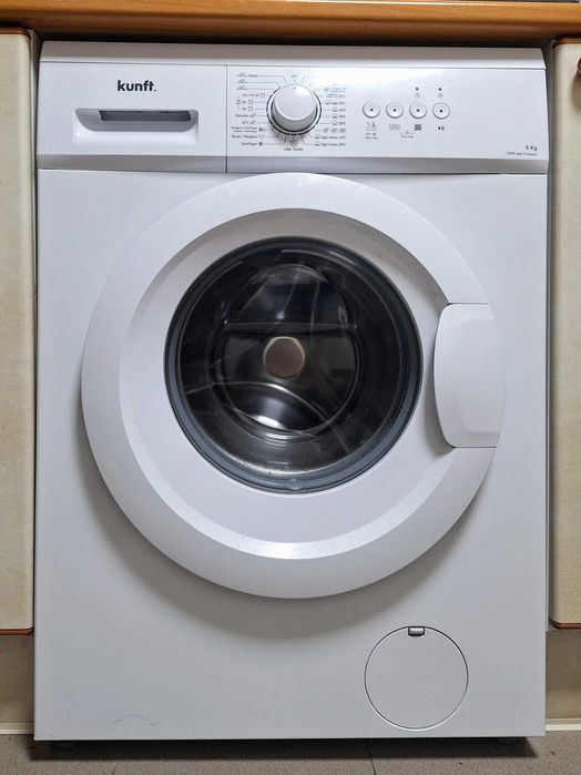 Máquina de Lavar Roupa KUNFT KWM5315 — 6 kg | 1000 rpm | Branco