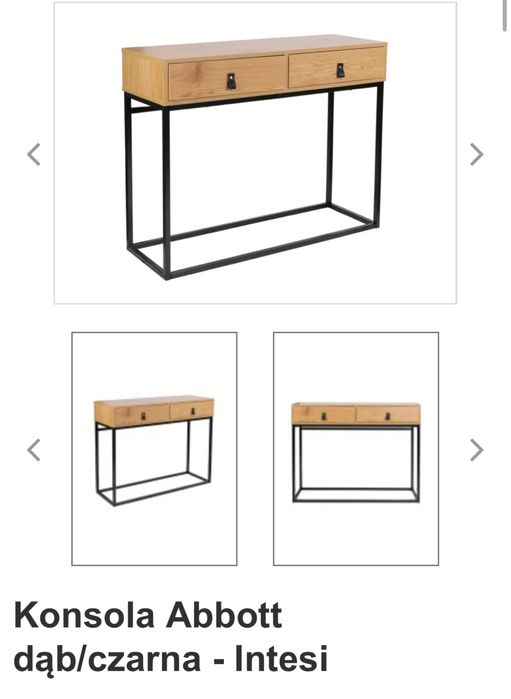Komoda/Konsola abbott dab/czarna