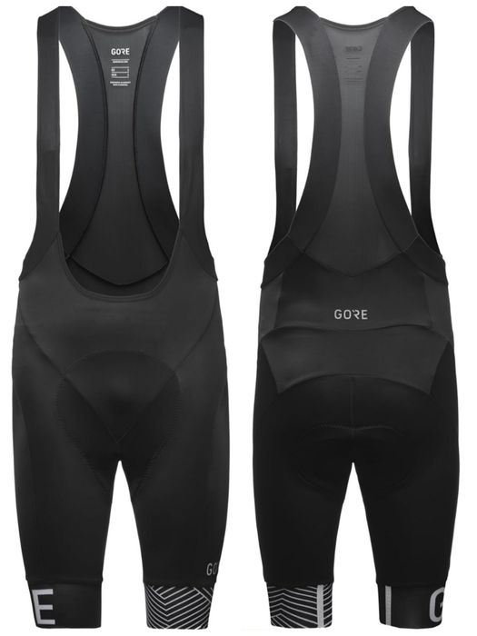 Чоловічі велошорти з нагрудником Gore Wear C5 Opti чорні. Розмір L.