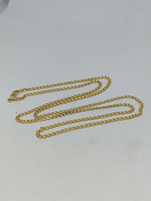Złoty łańcuszek Mona Lisa długość 55cm, złoto próby 585
